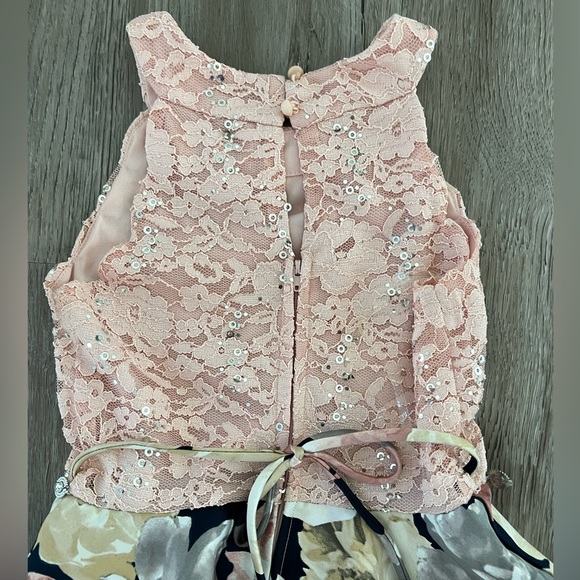 Big Girls Floral High Low Social Dress size 8 - Picture 7 of 9